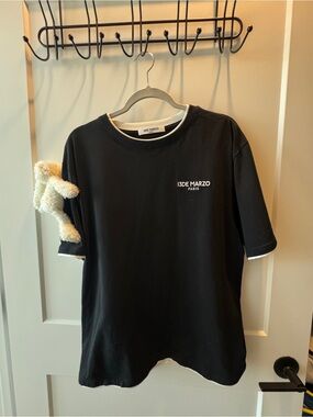 13DE MARZO Paris Black Logo Tee （S）